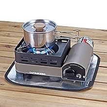 シングルバーナー&防火シート Amazon.co.jp: キャプテンスタッグ(CAPTAIN STAG) 耐熱シート