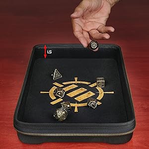 XL Long Community Dice Rolling Tray Battlefield
