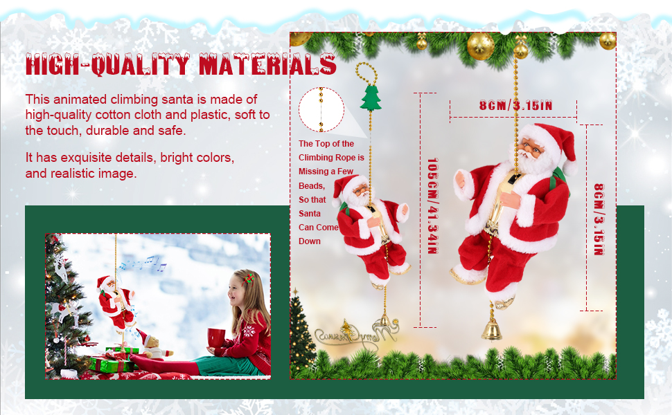 爬上唱歌的圣诞老人