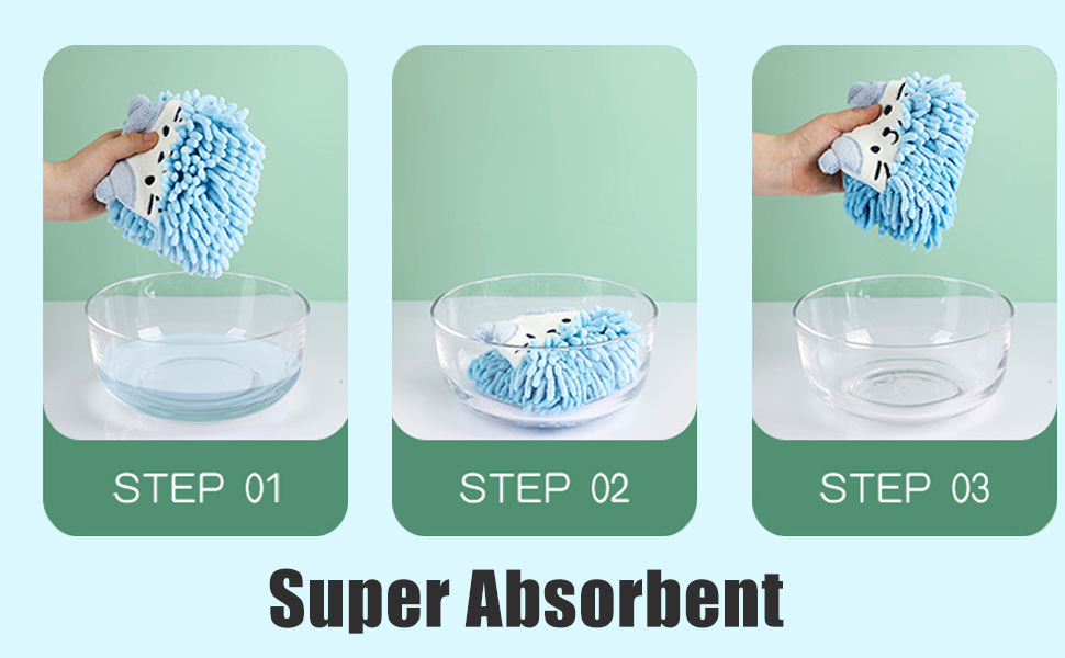 Cosysparks Microfibre Hand Towels, Soft & Plush Small Hand Towel Quick