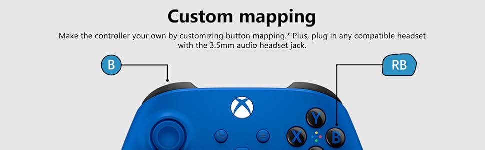 Xbox Wireless Controller - Shock Blue for Multiple Devices
