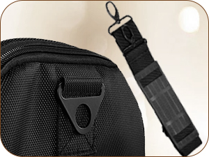 makeup case with shoulder strap