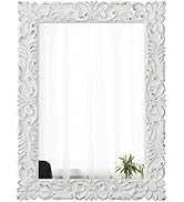 Amazon.com: Sintosin Vintage Floral Rectangle Mirrors for