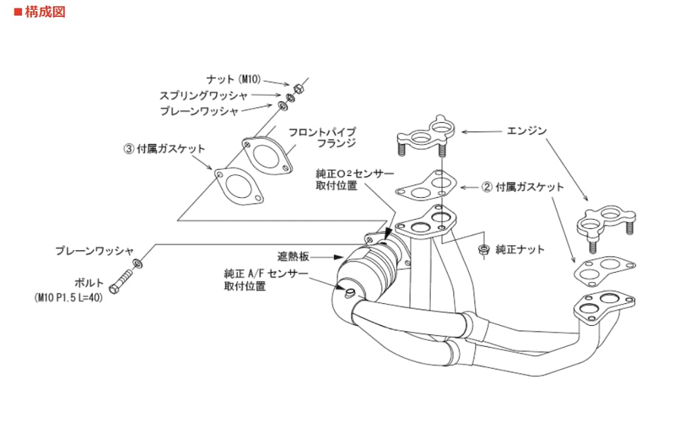 Amazon | HKS 排気系パーツ スーパーマニホールドwith