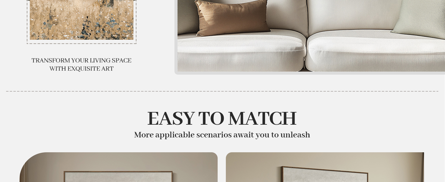 large rustic modern farmhouse meadow with flowers picture cottagecore nature art decor for hallway