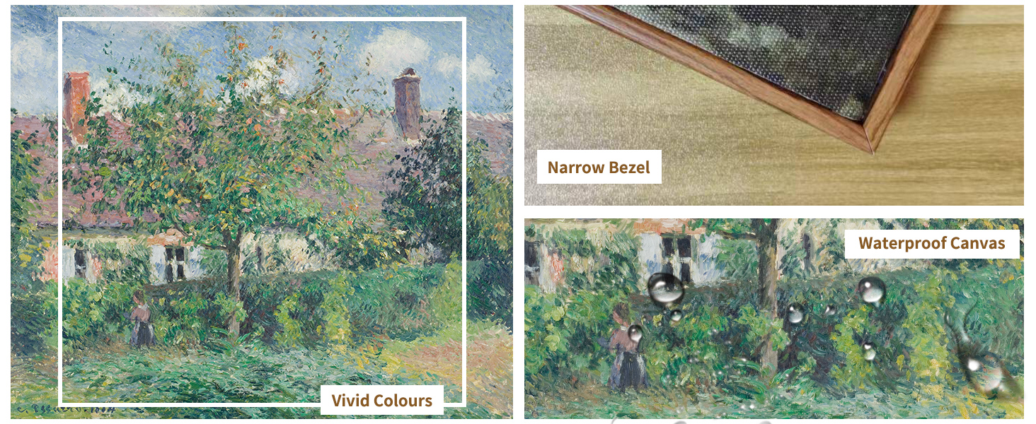 ZSTCYY77 Rustic Wall Art Framed Print 16"x24" Peasant