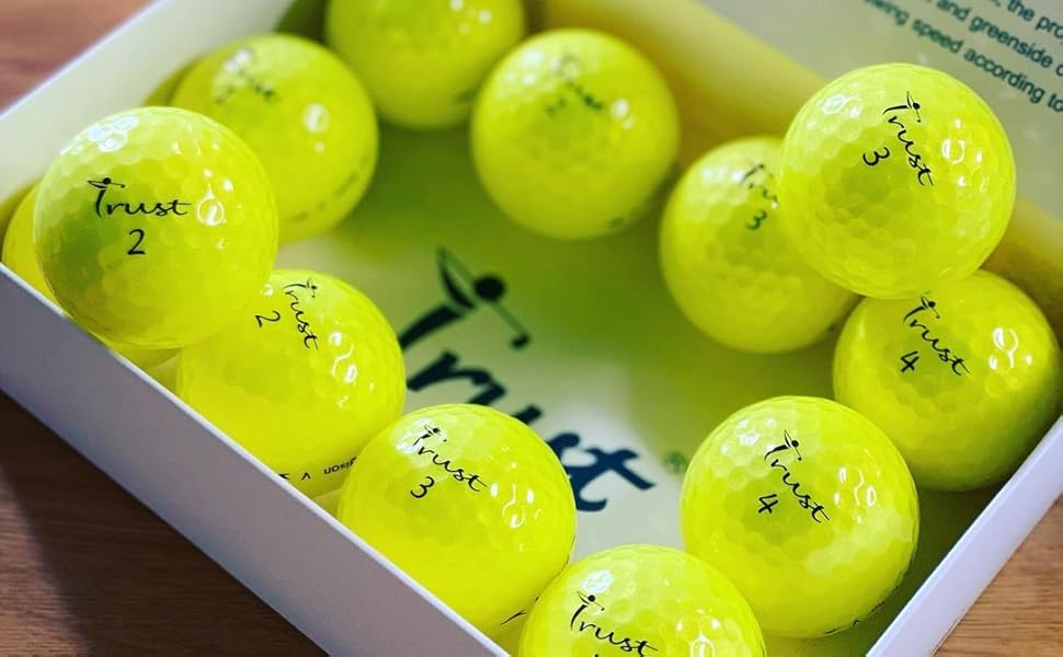 2020 Trust Golf Ball Bison Soft, Urethane Covered, Swing Speed 95 Mph