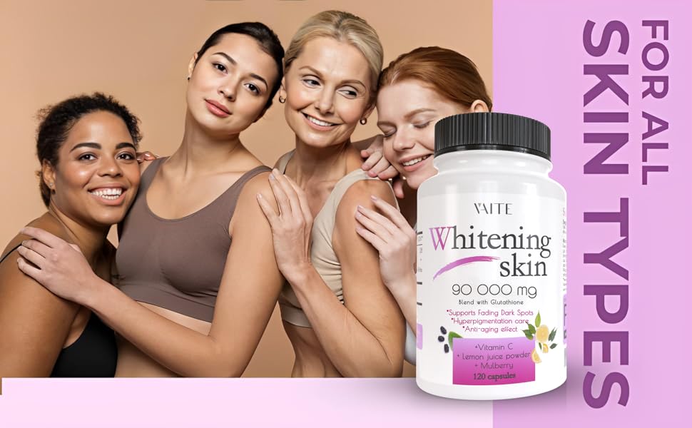 Glutathione Whitening Pills Dark Spots & Acne Scar Remover 90000