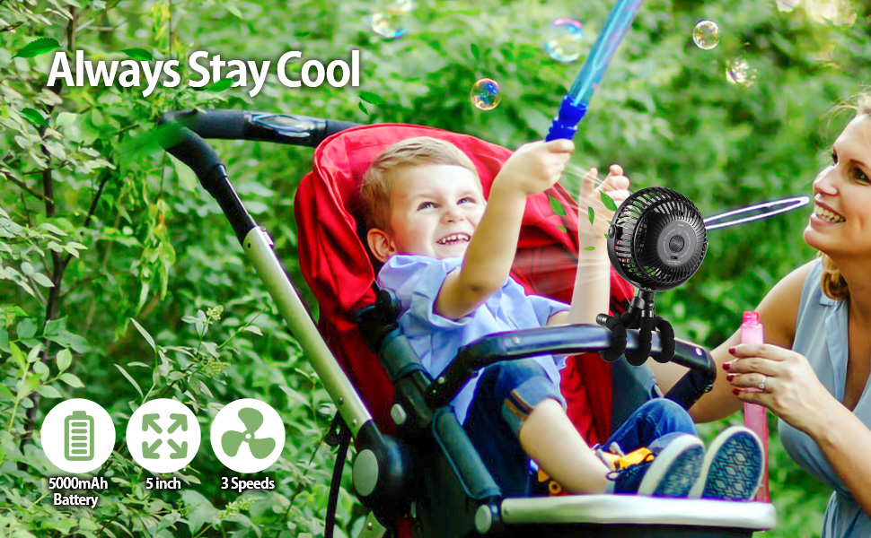 baby stroller fan