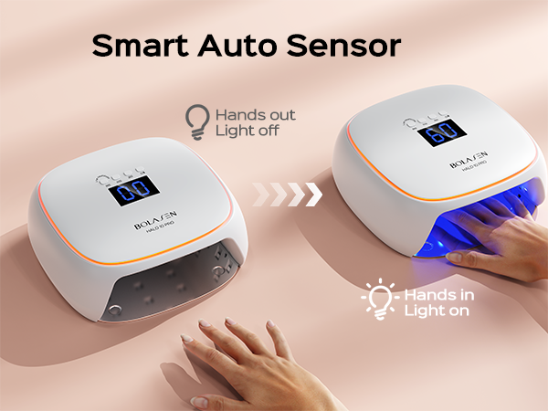 Amazon.com: BOLASEN Cordless Rechargeable UV LED Nail Lamp