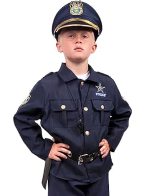 hat set officer boys toddler party career day cosplay accessories cop uniform toy gun holster