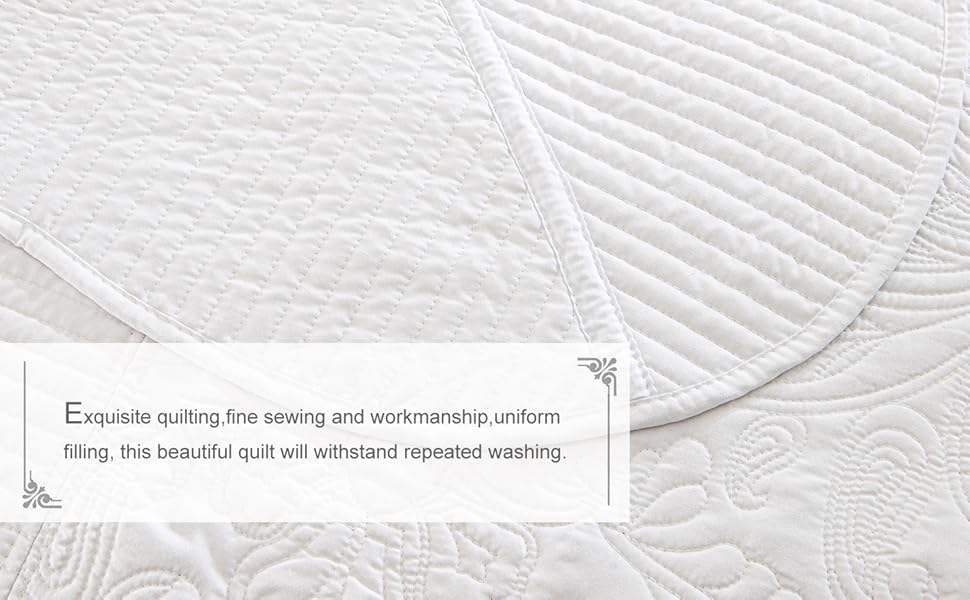 HoneiLife California King Quilt Oversized King Bedspreads