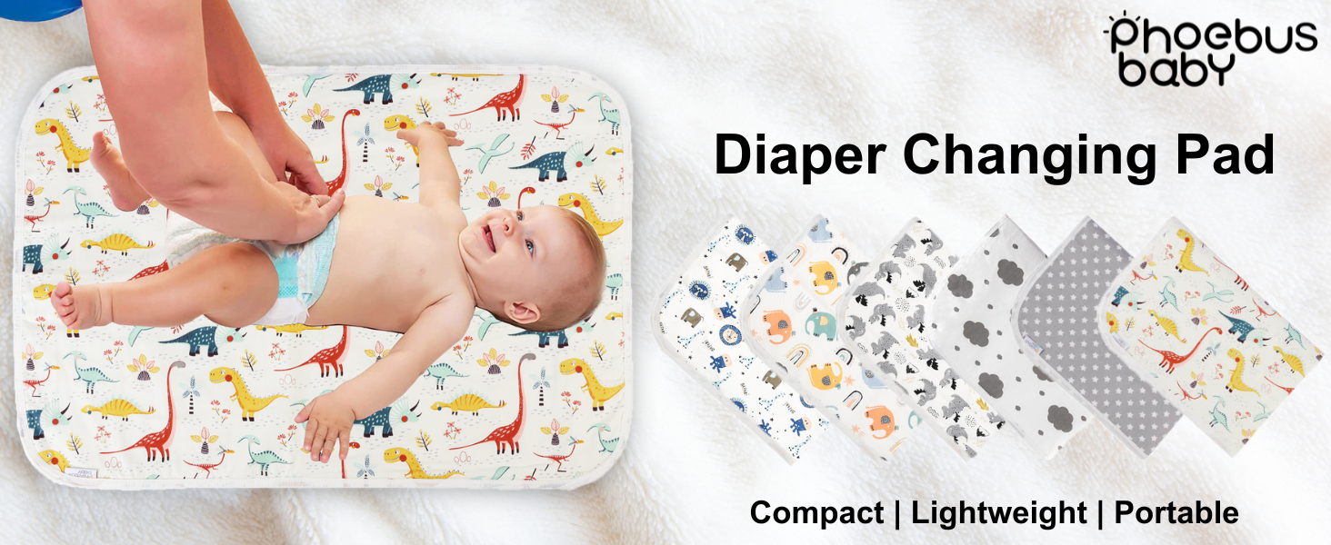 Baby Diaper Changing Pad, 21 5/8" x 31.5" Waterproof