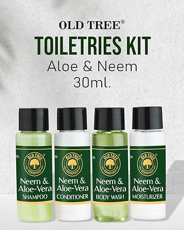 Old Tree Aloe-Neem Hotel Toiletries Kit 30ml.
