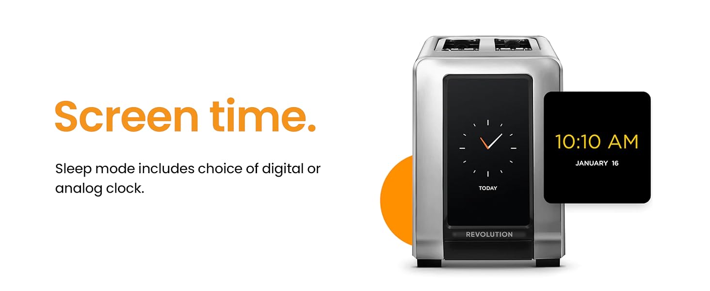 Revolution R270 HighSpeed Touchscreen Toaster, 2Slice Smart Toaster with Patented