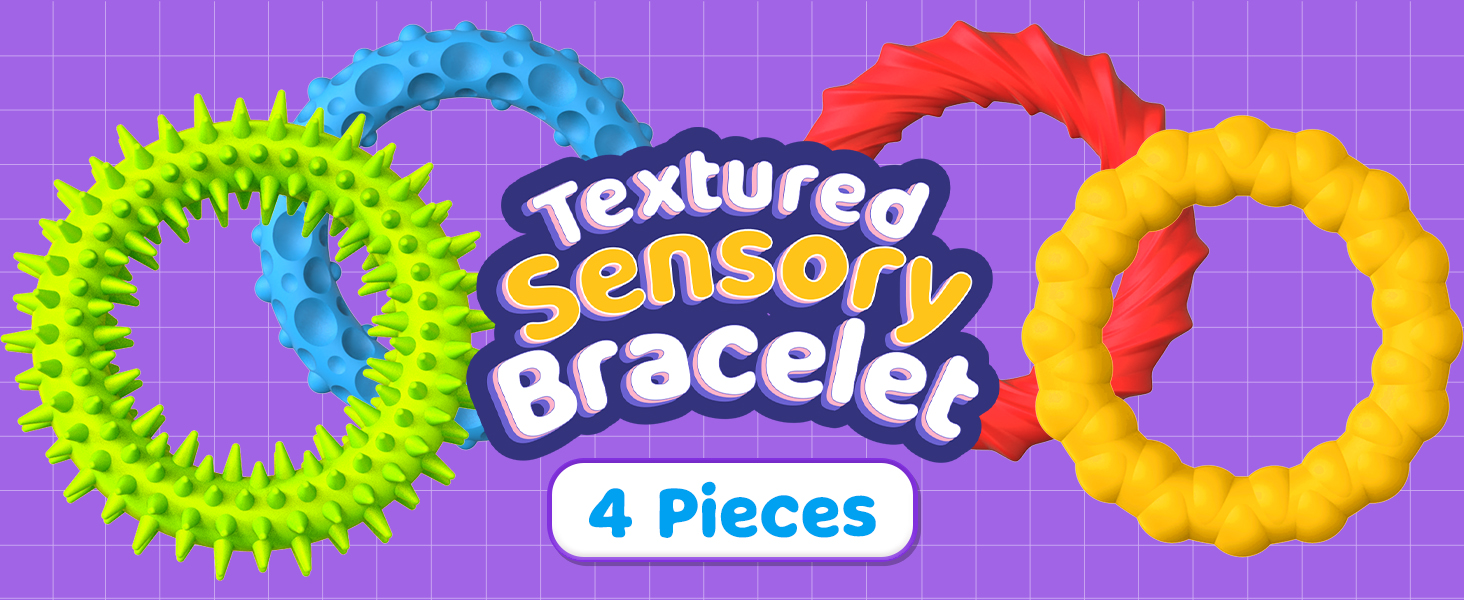 Textured sensory bracelet