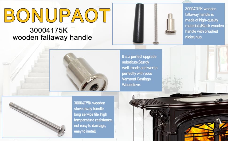 Bonupaot Upgrade OEM Wooden Fallaway Handle Assembly