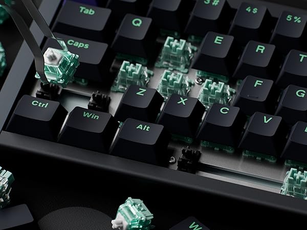 NuPhyX BH65 HEスイッチ ゲーミングキーボード 自作キーボード NuPhyX BH65 All-Aluminumボディ HEスイッチゲーミング