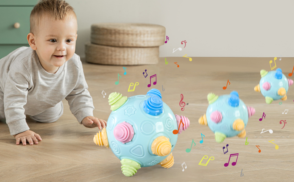 Bouncing Sensory Learning Toy Bumble Ball for Babies