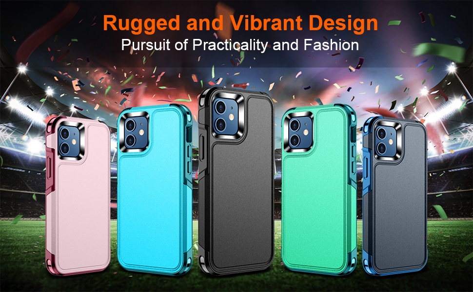 Temdan for iPhone 12 Case for iPhone 12 Pro Case, [12 FT