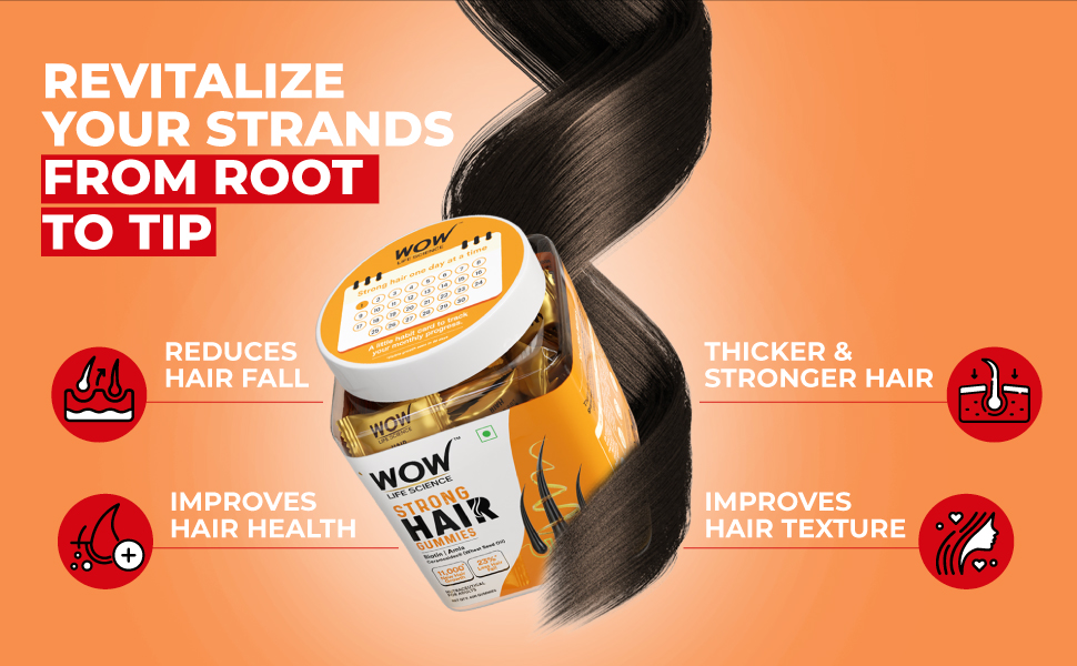 WOW Life Science Strong Hair Gummies