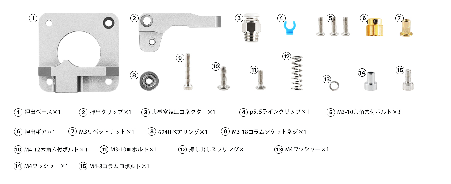 Creality オールメタル押出機