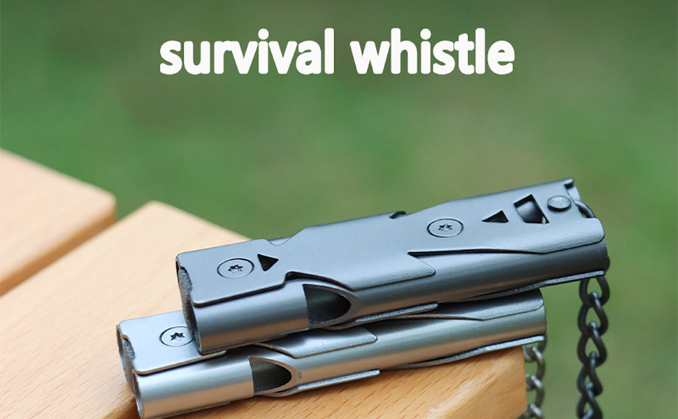 2 Pc Emergency Whistles 150db Camping Super Loud Survival Whistle Lifeguard Safety Whistle Outdoor 