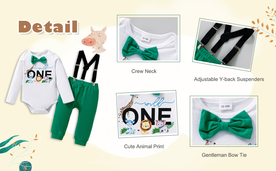 puseky Baby Boy 1st Birthday Cake Smash Outfit Gentleman Bow Tie Romper and Suspenders Pants Party Photo Shoot Outfit Set 17 birthday cake smash outfit