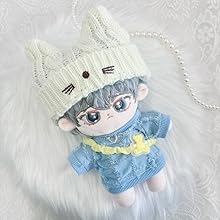 Amazon.co.jp: 【ぬい服】ぬいぐるみ用猫耳ニット帽 15~20cm 用