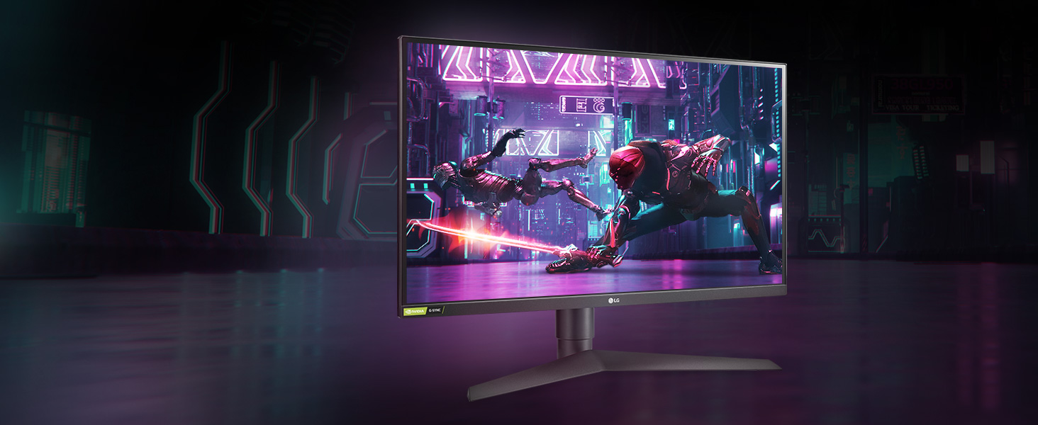 LG Ultragear 27GL83A-B 27 inch 16:9 QHD IPS 144Hz 1ms NVIDIA G-SYNC ...