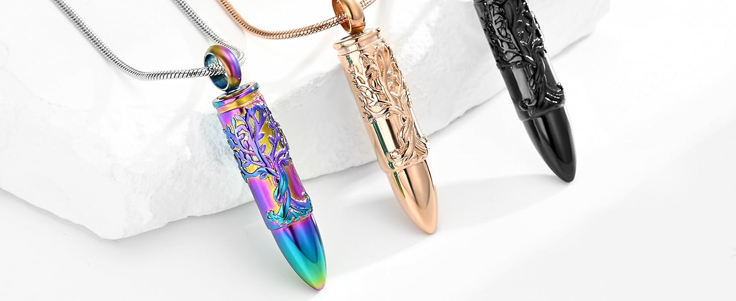 Urn Necklace for Ashes Men Women