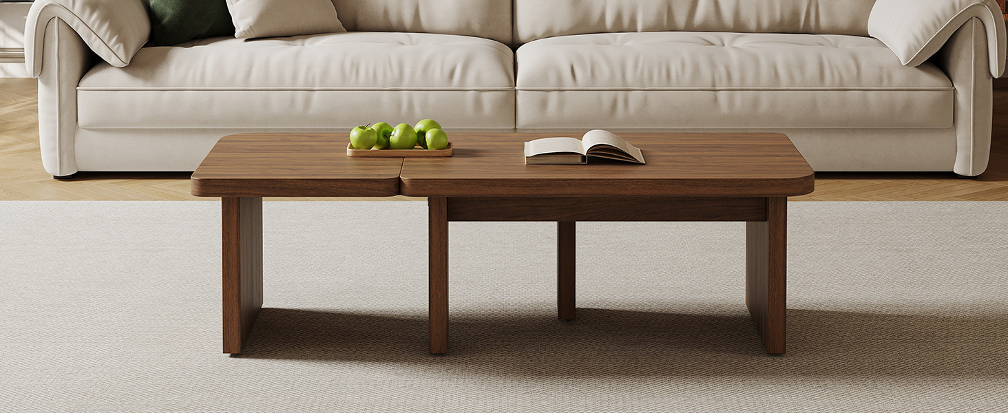 walnut coffee table