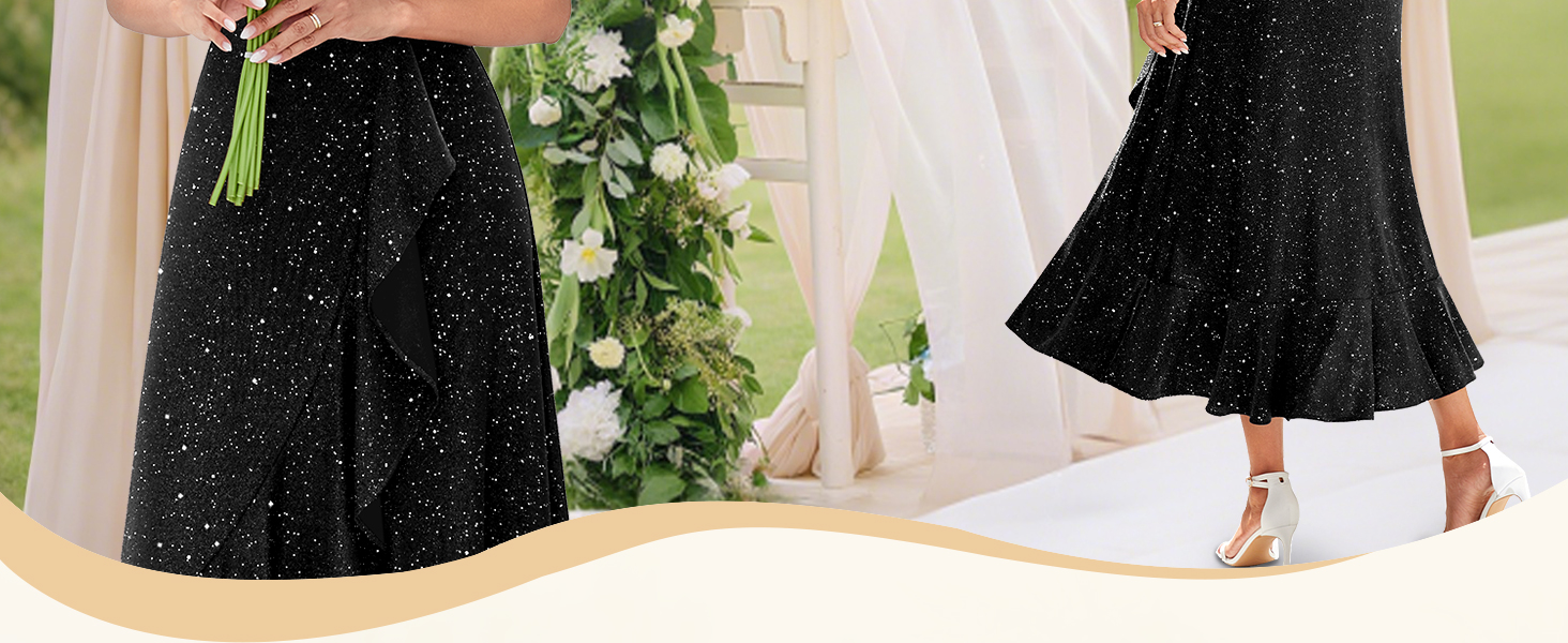 sequin dress formal dress wedding guest dress long cocktail dress