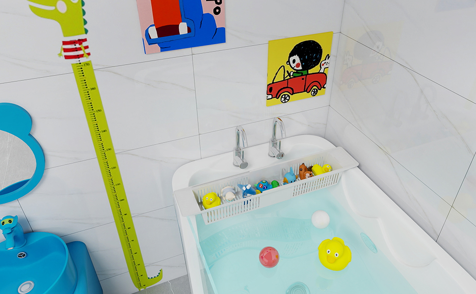 Plastic Bathtub Caddy Tray