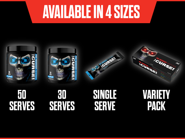 The Curse, JNX Sports, Pre-Workout, Creatine, Beta Alanine, L-Citrulline, L-Arginine, Supplement