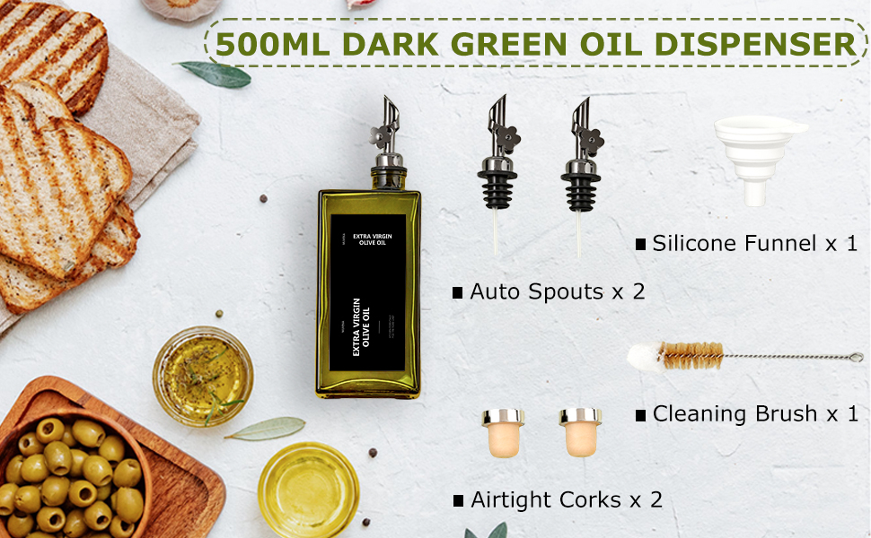 Oil dispenser bottles