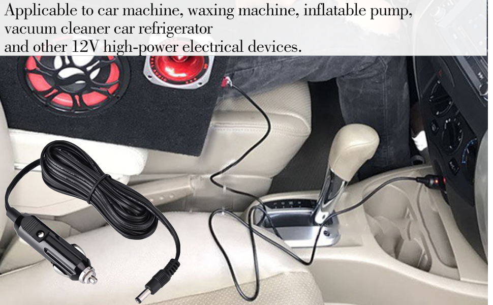 car machine, waxing machine, inflatable pump, and a motor car refrigerator.