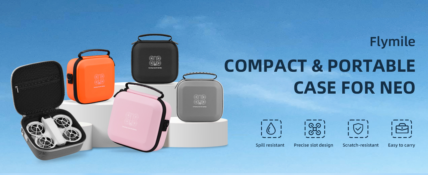 Flymile Neo Carrying Case, Small Shoulder Bag for DJI Neo Drone, Portable Nylon Bag