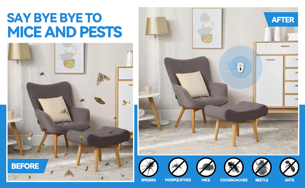 Upgraded Ultrasonic Pest Repeller