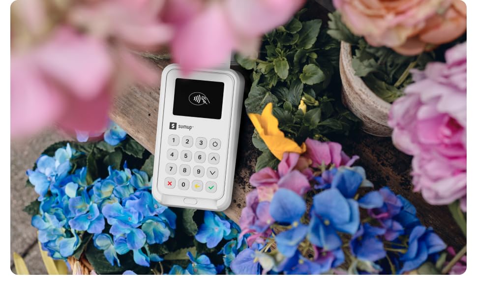 SumUp 3G Unlimited Data/WIFI Card Reader Terminal Payment Kit for Contactless Payments, Chip and
