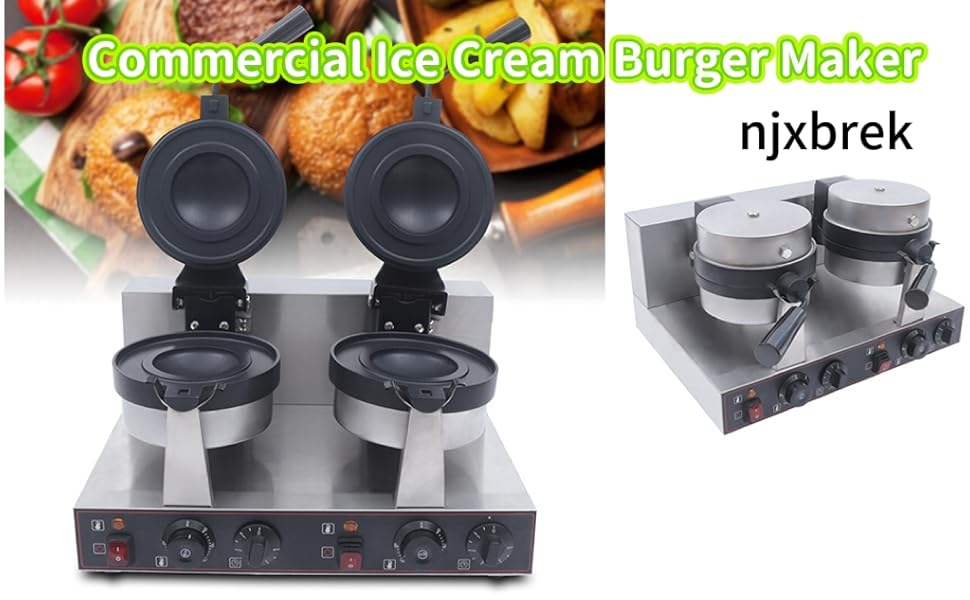 Commercial Ice Cream Burger Maker