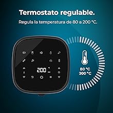 Friteuse diététique / 4 litres / 9 menus / 1400 W de puissance