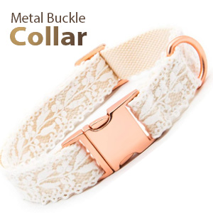 Lace Dog Collar and Leash Set