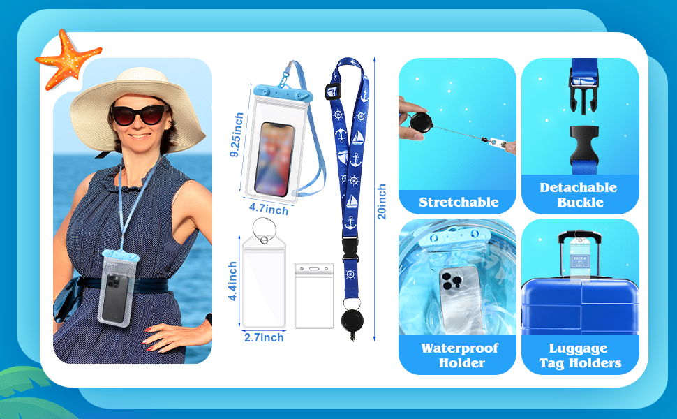 Teling Cruise Essentials 2025, 2 Cruise Lanyard, 4 Carnival Luggage Tags for Shi... 11 2
