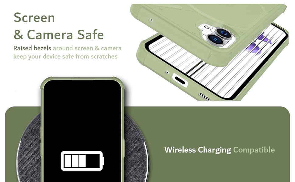 TUDIA Rugged Fit Designed for Nothing Phone (1) Case, [SKN