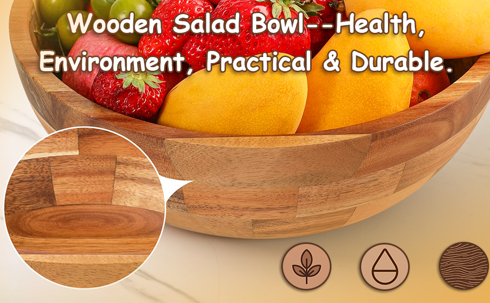 wood salad bowl