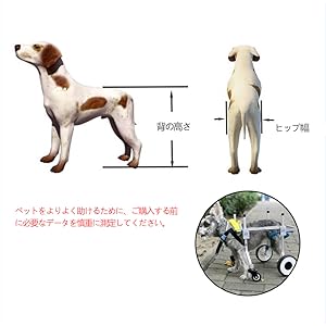 Amazon.co.jp: 犬用歩行器 犬歩行補助輪 犬用車椅子 ペット用