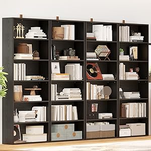 black bookcase