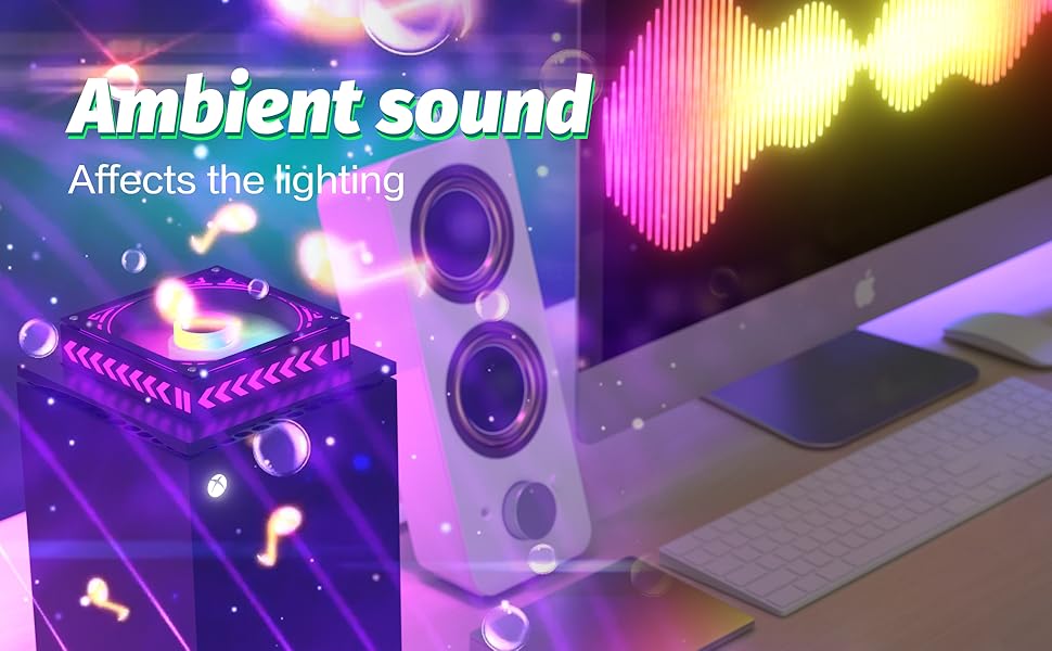 Xbox Series X LED Fan, Cooling Fan for Xbox Series X with