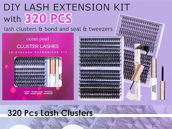 320pcs lash clusters